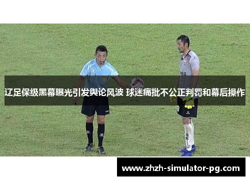 辽足保级黑幕曝光引发舆论风波 球迷痛批不公正判罚和幕后操作